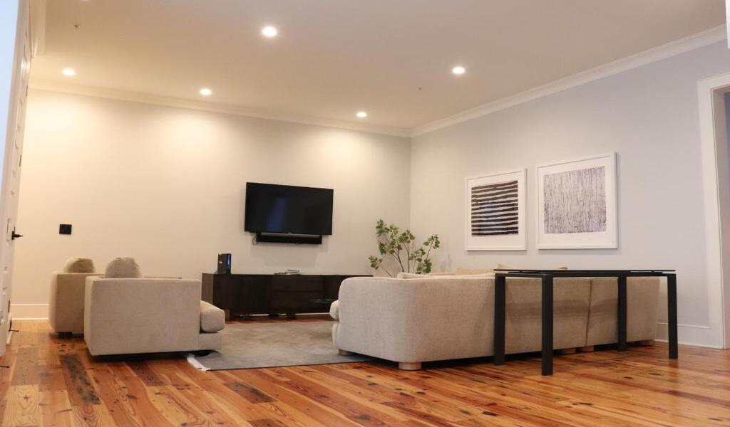 Living area at The Quarters on King
