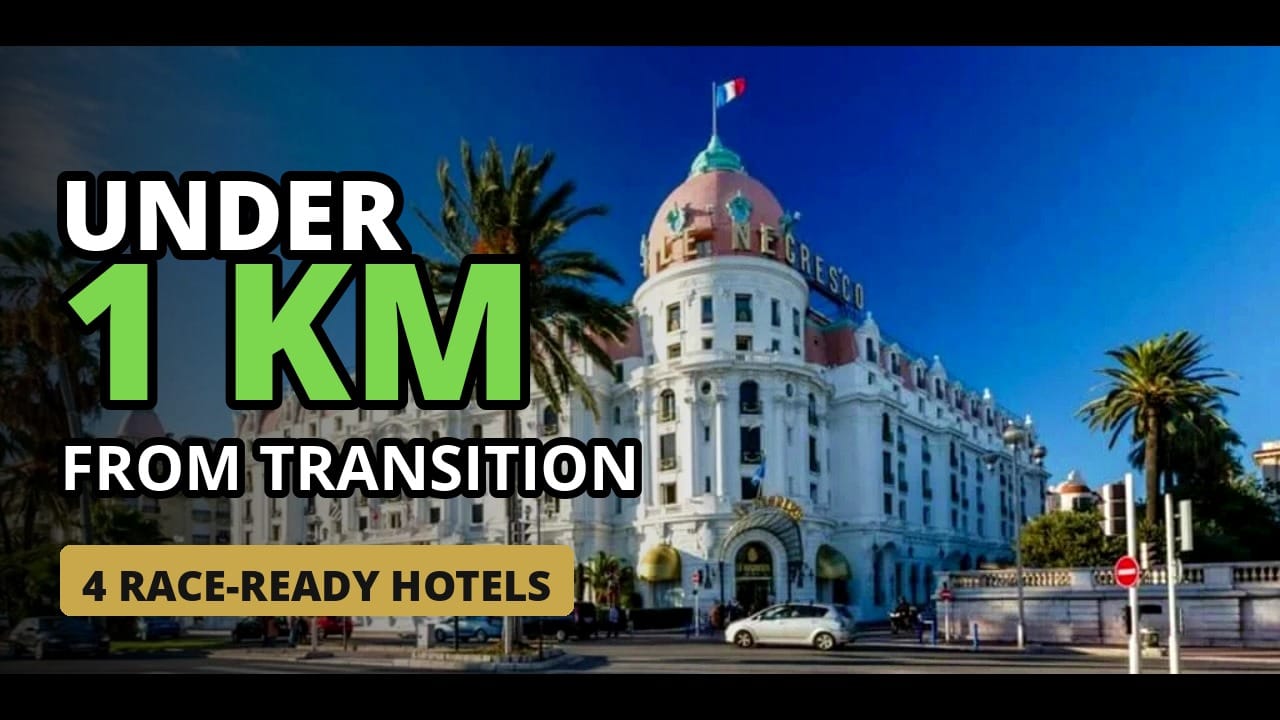 Le Negresco on the Promenade des Anglais, under 1 km from the IRONMAN 70.3 Nice T1 transition