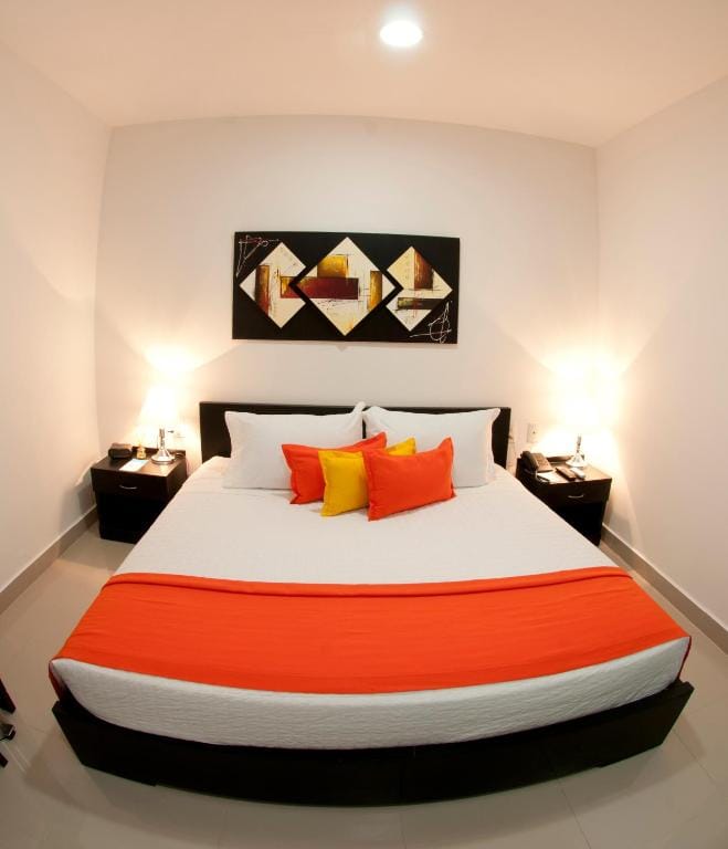 Habitación moderna del Hotel Atlantic Lux