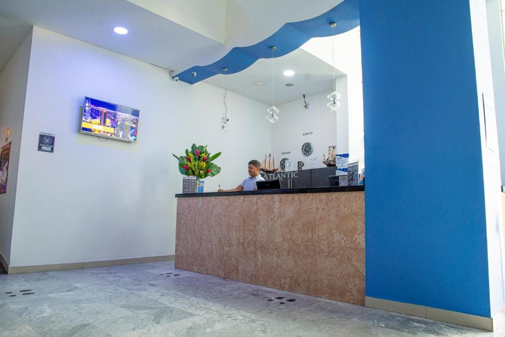 Recepción del Hotel Atlantic Lux
